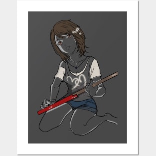 Guitar Girl Posters and Art